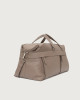 Orciani Borsone Micron in pelle con tracolla Pelle martellata TAUPE