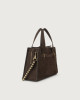 Orciani Borsa a mano POSH medium Nabucco Ball in pelle nubuck e tracolla con sfere Nubuck T.MORO