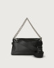 Orciani Borsa a spalla Missy Longuette in vitello liscio con catena e tracolla Pelle NERO
