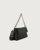 Orciani Borsa a spalla Missy Longuette in vitello liscio con catena e tracolla Pelle NERO