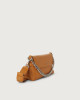 Orciani Borsa a spalla Missy Longuette Soft in pelle con catena e tracolla Pelle martellata AMBRA