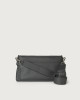 Orciani Borsa a spalla Missy Longuette Soft in pelle con catena e tracolla Pelle martellata PIOMBO