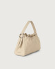 Orciani Borsa a spalla PUFFY Soft con tracolla Pelle martellata AVORIO