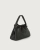 Orciani Borsa a spalla PUFFY Soft con tracolla Pelle martellata NERO