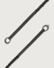 Orciani Cintura Black Out in vitello liscio con fibbia ad incastro 1,5 cm Cuoio NERO