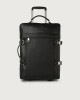 Orciani Trolley Micron due ruote in pelle Pelle martellata NERO