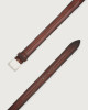 Orciani Bull Soft leather belt Cuoio BRUCIATO