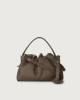 Orciani Borsa a mano PUFFY Soft in pelle con tracolla Pelle martellata LEGNO