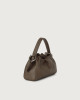 Orciani Borsa a mano PUFFY Soft in pelle con tracolla Pelle martellata LEGNO