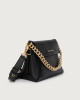 Orciani Borsa a spalla piccola Missy S Nappa con tracolla Pelle martellata NERO