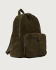 Orciani Zaino NoBuckle Peach in suede Pelle scamosciata MILITARE
