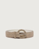 Orciani Cintura classica Peach in suede 3 cm Pelle scamosciata SABBIA