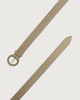 Orciani Cintura classica Peach in suede 3 cm Pelle scamosciata SABBIA