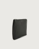 Orciani Pochette slim Timeless in pelle palmellata Pelle NERO