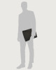 Orciani Pochette slim Timeless in pelle palmellata Pelle NERO