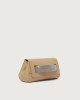 Orciani Clutch Gossip Alba Chain in pelle Pelle liscia BISCOTTO