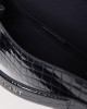 Orciani Clutch Gossip Cocco Glow in pelle stampa cocco Pelle stampata NAVY