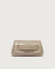 Orciani Clutch Gossip Cocco Glow in pelle stampa cocco Pelle stampata SABBIA