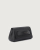 Orciani Clutch Gossip Soft in pelle martellata Pelle martellata NERO