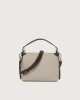 Orciani Borsa Nana Savana Small a mano in canvas e pelle con tracolla Pelle e cotone COCOA
