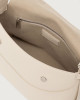 Orciani Borsa a spalla Nana Soft in pelle martellata con tracolla Pelle martellata AVORIO