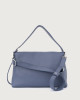 Orciani Borsa a spalla Nana Soft in pelle martellata con tracolla Pelle martellata MIRTILLO