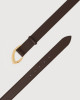 Orciani Cintura Nappa B 3,5 cm Nappa CIOCCOLATO