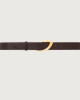Orciani Cintura Nappa B 3,5 cm Nappa CIOCCOLATO