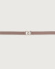 Orciani Cintura elasticizzata Sense in pelle 2 cm Pelle martellata TAUPE
