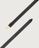 Orciani Cintura classica Calf B in vitello 3 cm Pelle NERO