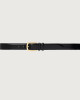 Orciani Cintura classica Calf B in vitello 3 cm Pelle NERO