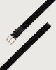 Orciani Cintura elasticizzata Veltet Elast in velluto e pelle 3,5 cm Pelle e tessuto UNIQUE