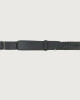 Orciani Cintura Nobuckle Micron in pelle con intreccio Pelle martellata NAVY