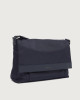 Orciani Borsa messenger Davis in eco-nylon e pelle Eco-nylon, Pelle NAVY