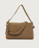 Orciani Borsa Nana Peach Midi a spalla in suede con tracolla Pelle scamosciata BISCOTTO