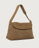 Orciani Borsa Nana Peach Midi a spalla in suede con tracolla Pelle scamosciata BISCOTTO