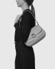 Orciani Borsa Kate Savana Small a spalla in canvas e pelle con tracolla Pelle e cotone COCOA