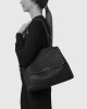 Orciani Borsa Sveva Peach Woven Media a spalla in suede con tracolla Pelle scamosciata COCOA