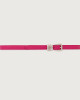 Orciani Cintura Soft in pelle 2 cm Pelle FUCSIA
