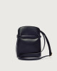 Orciani Borsa Aura Alba Pocket a tracolla in pelle Pelle liscia NERO