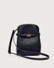 Orciani Borsa Aura Alba Pocket a tracolla in pelle Pelle liscia NERO