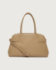 Orciani Borsa Aura Alba Large a spalla in pelle con tracolla Pelle, Pelle liscia BISCOTTO