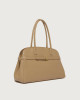 Orciani Borsa Aura Alba Large a spalla in pelle con tracolla Pelle, Pelle liscia BISCOTTO