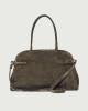Orciani Borsa Aura Peach Large a spalla in suede con tracolla Pelle scamosciata BOSCO