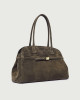 Orciani Borsa Aura Peach Large a spalla in suede con tracolla Pelle scamosciata BOSCO