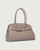 Orciani Borsa Aura Soft Large a spalla in pelle martellata con tracolla Pelle martellata TAUPE
