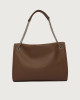 Orciani Borsa Venus Soft Midi a spalla in pelle martellata Pelle martellata COCOA