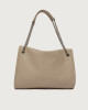 Orciani Borsa Venus Soft Midi a spalla in pelle martellata Pelle martellata SABBIA