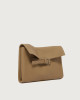 Orciani Borsa Venus Clutch Soft a mano in pelle martellata Pelle martellata BISCOTTO
