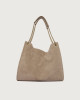 Orciani Borsa Venus Hobo Peach a spalla in suede Pelle scamosciata SABBIA